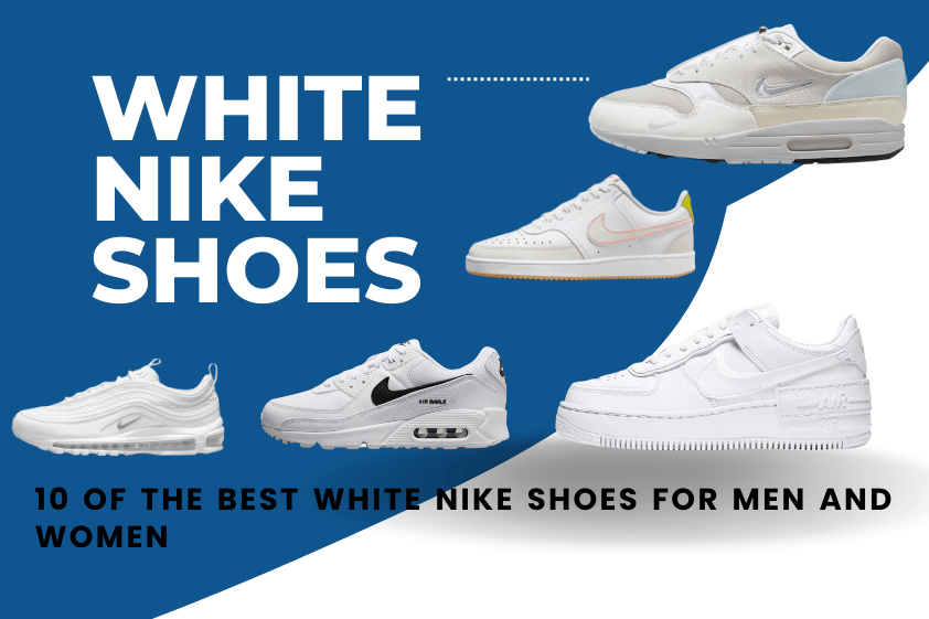 white nike shoes