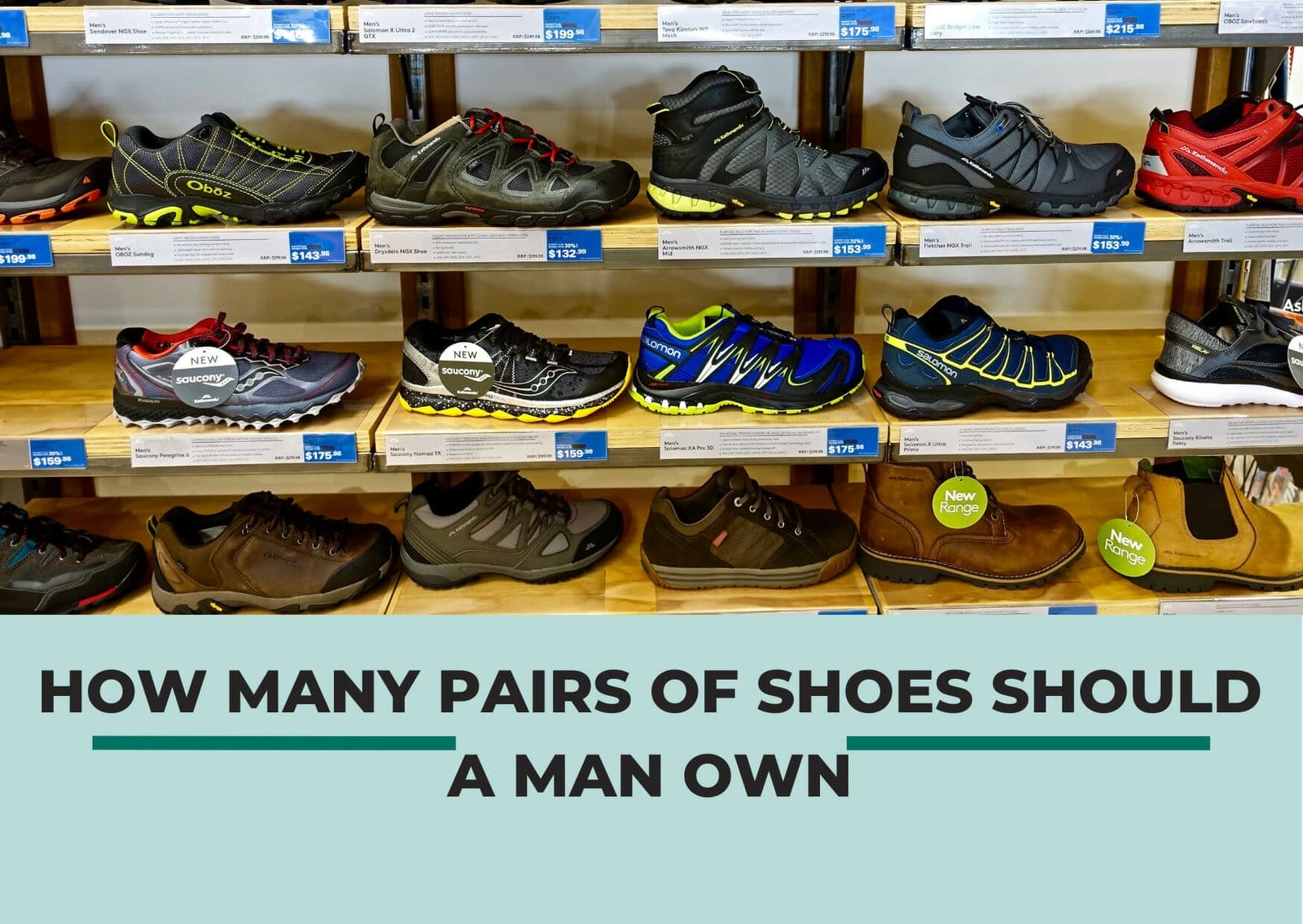 How Many Pairs of Shoes Should a Man Own