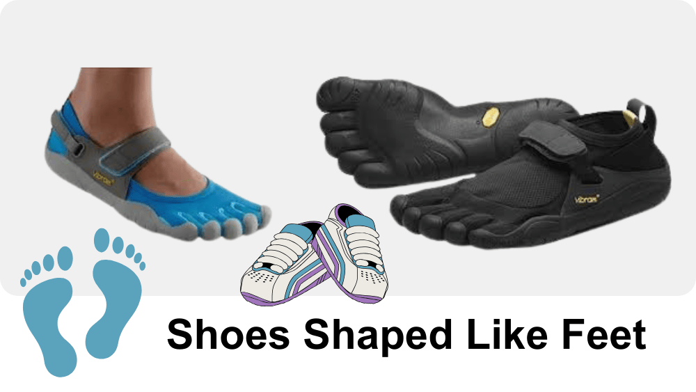 shoes shaped like feet