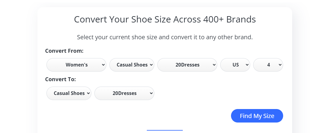 women's to men's shoe calculator