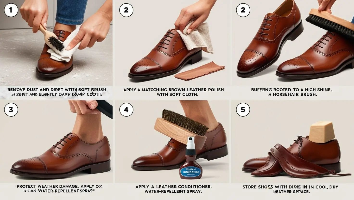 How To Clean And Polish Brown Leather Shoes
