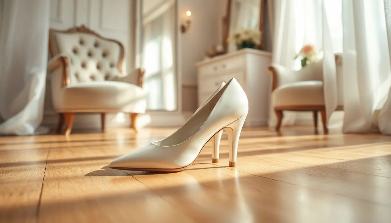 Heel Shoes White