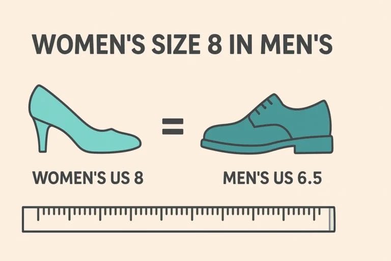 women's size 8 in mens