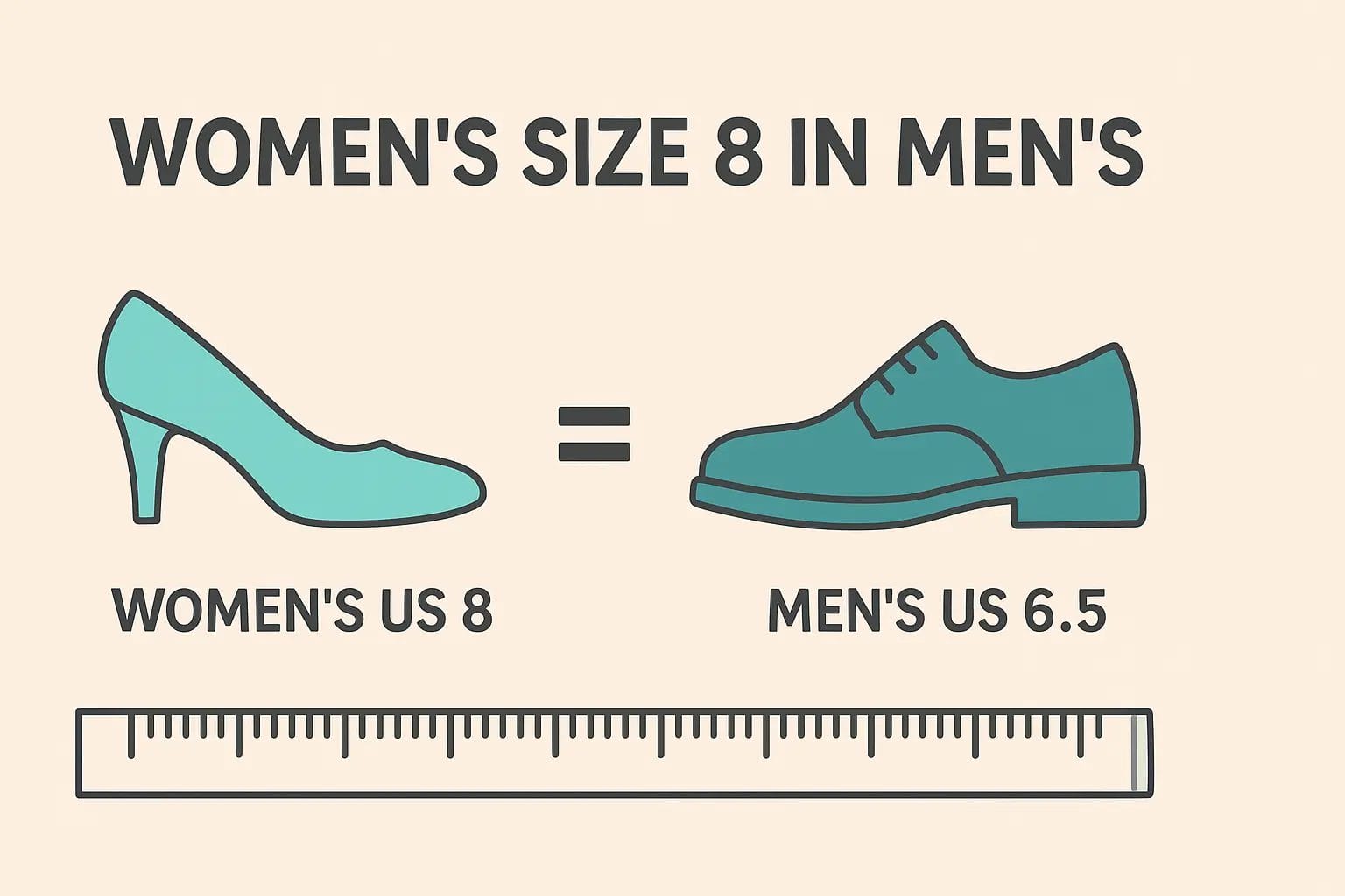 women's size 8 in mens