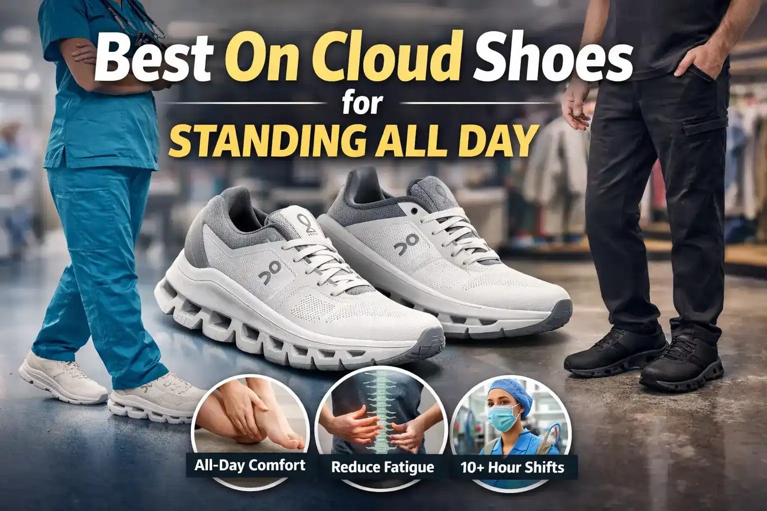 best on cloud shoes for standing all day